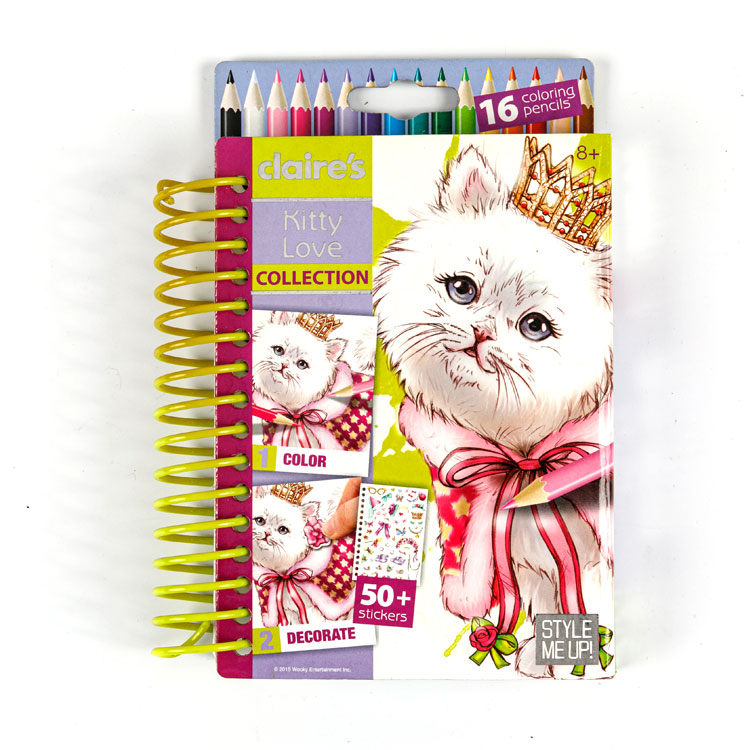 Sketch Book - Spiral Book Cute Cat