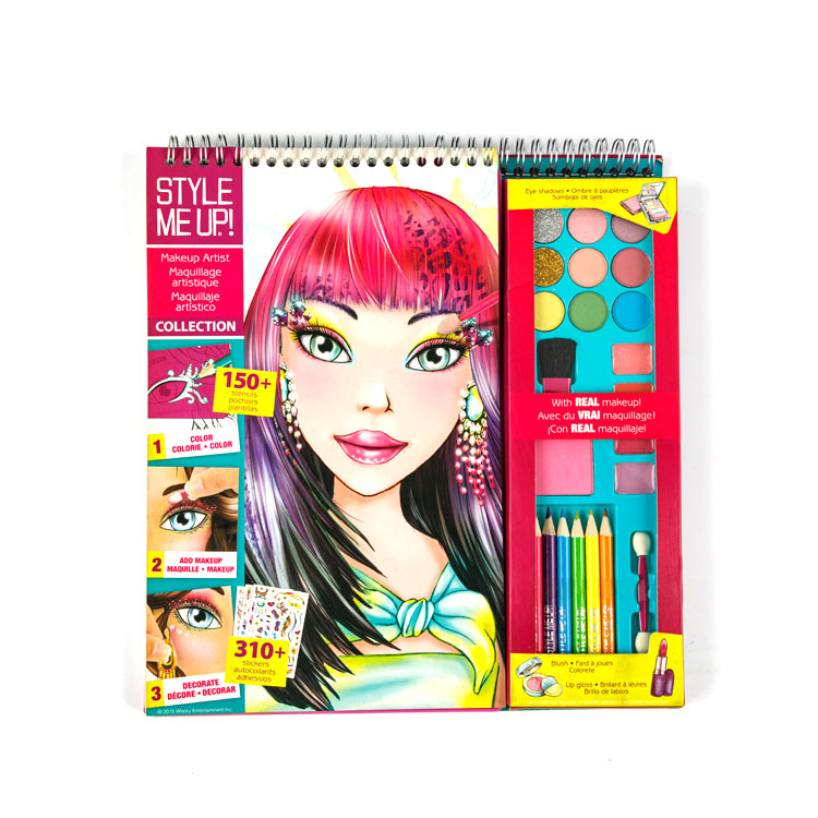 Sketch Book - Spiral book with Crayon Pad BG